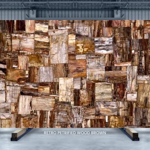 Retro Petrified Wood Brown