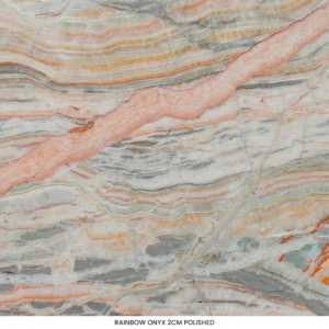 Rainbow onyx 2cm polished slab