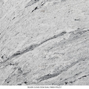 Silver cloud 3cm dual finish pollt