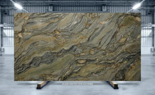 Ocean quartzite slab