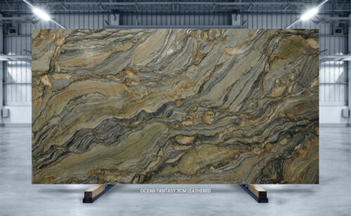 Ocean quartzite slab