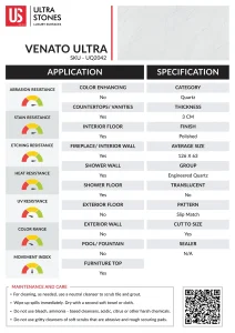 VENATO ULTRA- Data Sheet