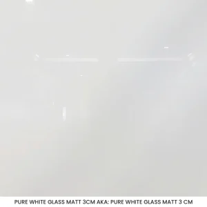 Pure White Glass Matt